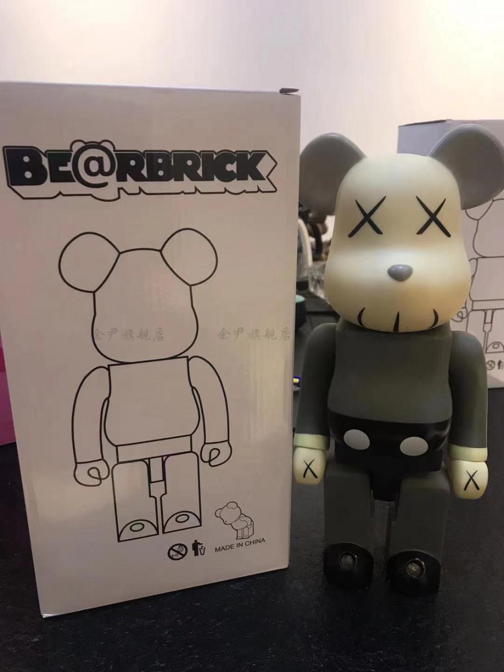 僵尸熊1000 星际熊bearbrick400%搪胶系列暴力熊积木熊网红公仔女生日