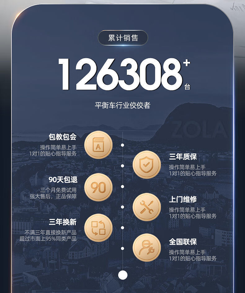 德国左拉智能电动自平衡车儿童812成人小学生双轮新款平行车带扶11吋