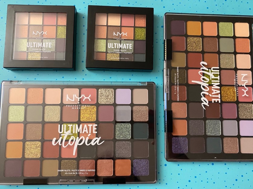 x ultimate utopia 美国nyx眼部大盘40色 16色乌托邦眼影盘 40色nyx