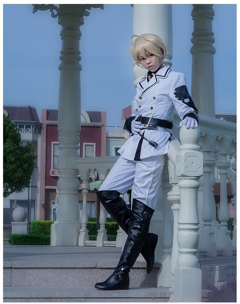 猫老师百夜米迦尔cos服装全套终结的炽天使cosplay男装动漫军制服米迦