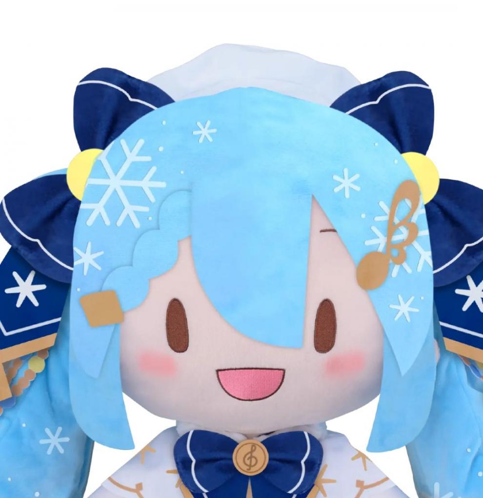 世嘉sega雪初音fufu布偶玩偶毛绒公仔抱枕娃娃周边礼物樱花挂件a初音