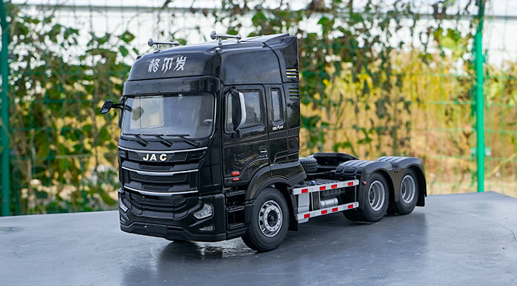 原厂卡车拖头模型江淮格尔发jack系牵引拖车头重卡124合金卡车模型