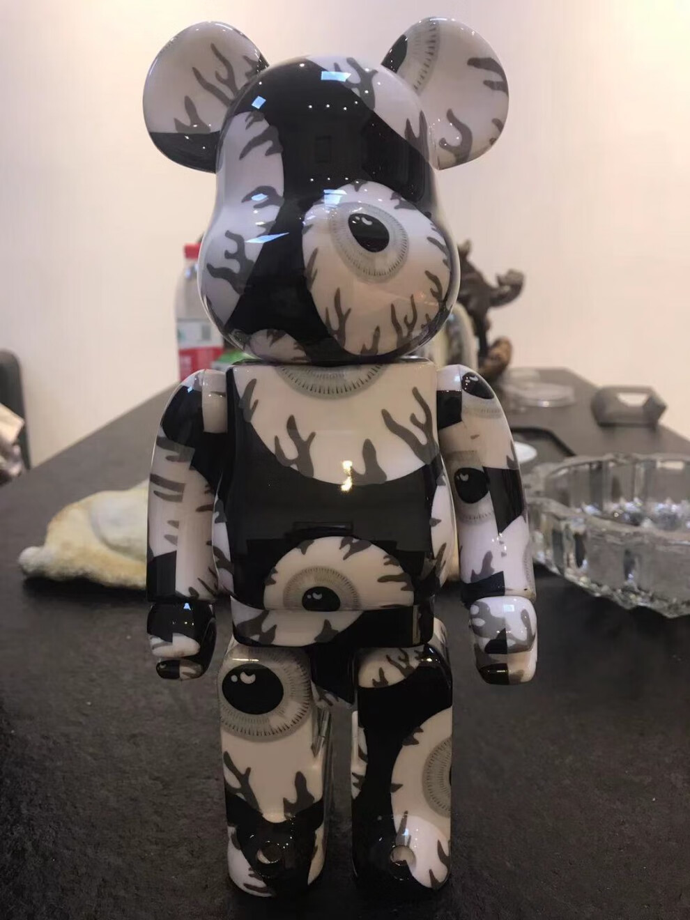 星际熊 bearbrick400暴力熊梵向日葵泼墨蒙罗丽莎高自画像积木熊公仔