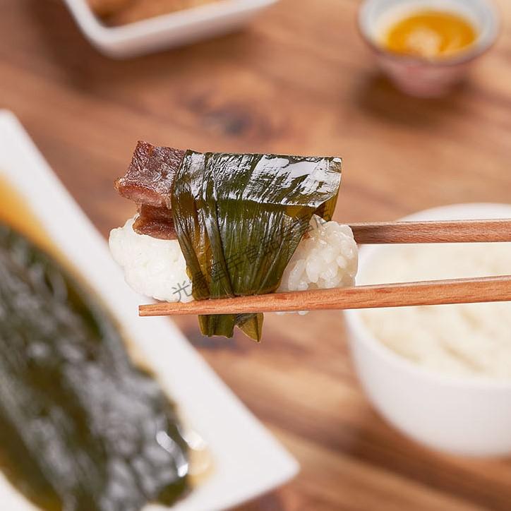 韩国烤肉店商用大包装寒葱山葱叶茗荑菜山菜包肉烤肉包饭泡菜500g5斤