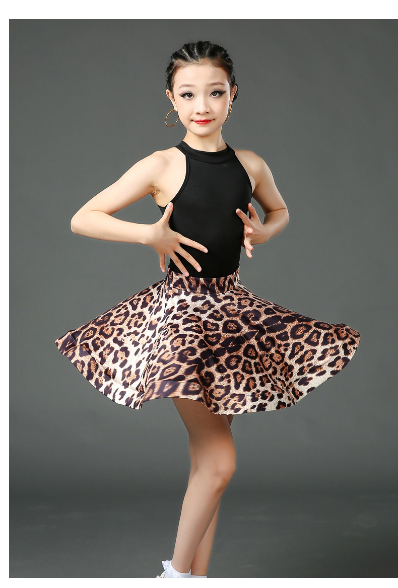 65ギ史努比官方品牌春夏少儿拉丁舞服装儿童半身裙.