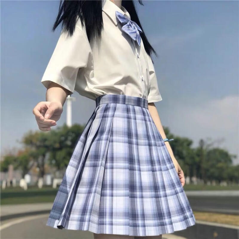 jk制服日系合集jk格裙学生jk制服温柔一刀水手服百褶裙套装温柔一刀白