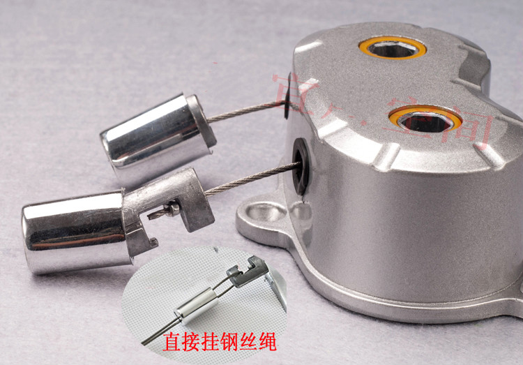 万柏顿双杆升降晾衣架配件手摇器阳台手柄三孔两孔晒得乐郁金香恋伊