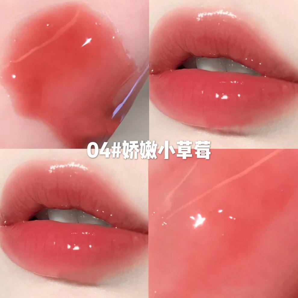 水膜口红透明玻璃丰满嘟嘟唇水润女小众李佳琪推荐07神仙石榴汁细闪