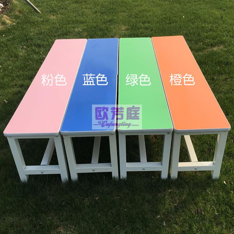 欧芳庭 浴室长椅 密度板椅 工厂员工休息长椅公园椅 防火板座椅 学校长椅子 球场羽毛球凳子长椅 排椅 长100*宽30*高45CM
