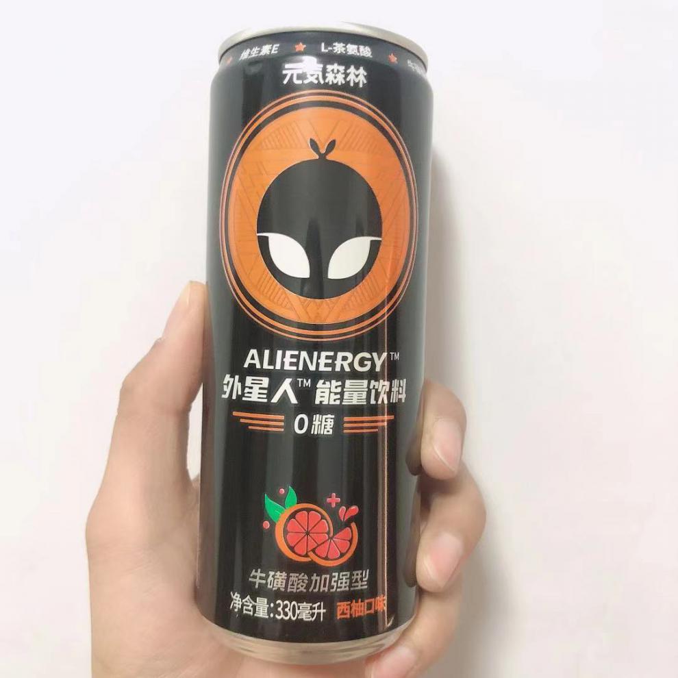 外星人含糖维生素能量饮料330ml36罐经典西柚乳酸菌2022年1月到期乳酸