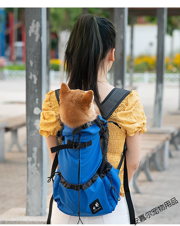 凯oln宠物背包狗狗外出双肩背狗包柴犬柯基法斗金毛便携中小大型犬大