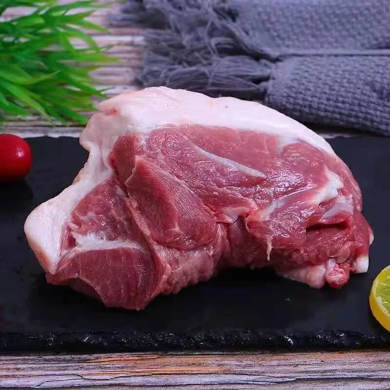 猪后腿肉带骨后腿肉散养猪后腿肉批发生猪肉食材康如四云10斤精品带骨