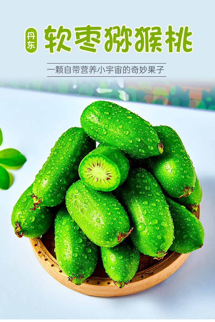 顺丰发货丹东软枣猕猴桃圆枣东北软枣新鲜狗枣奇异莓软枣1535g长形果