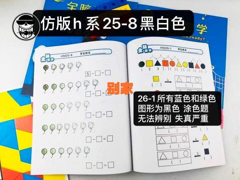 圣诞节礼物斯奎尔全脑数学儿童思维训练积木教具斯奎尔全脑数学卡片