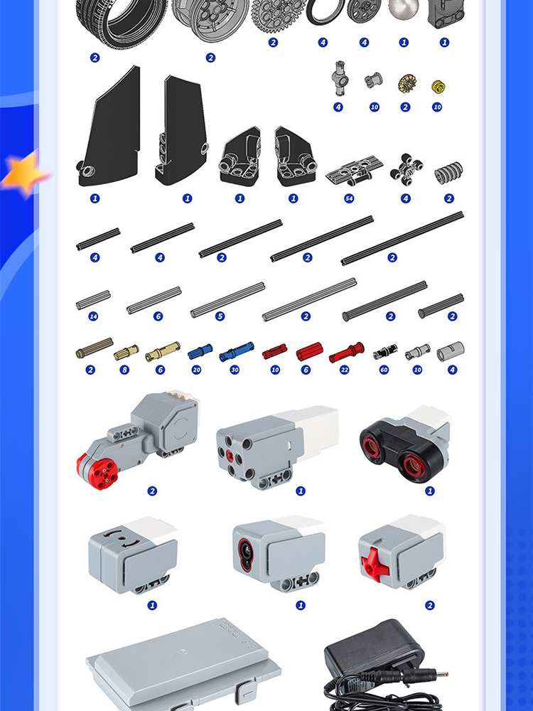 乐高lego森宝ev3教具国产教育版45544核心45560编程机器人套装stem