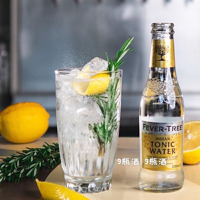 芬味树汤力水200ml6瓶英国原装进口盛田金汤力汽水fevertreetonic夏日