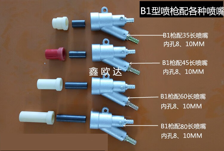 喷砂机喷枪 b1型b2型喷砂枪 碳化硼喷嘴 喷砂枪头喷头