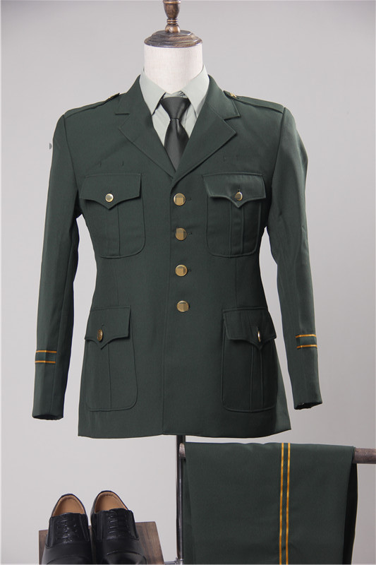 新式 常i服套装男女西装士干外套裤子军品解放军衣服 陆内衬 175/96
