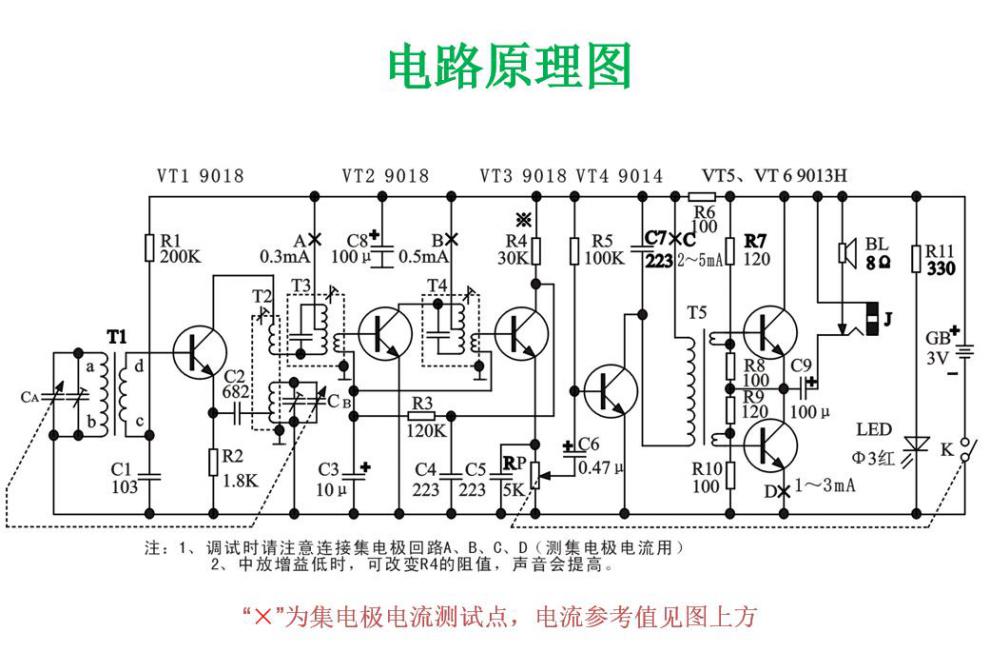 sd925收音机电子套件 (散件)s66e六管超外差调幅创客焊接diy组装