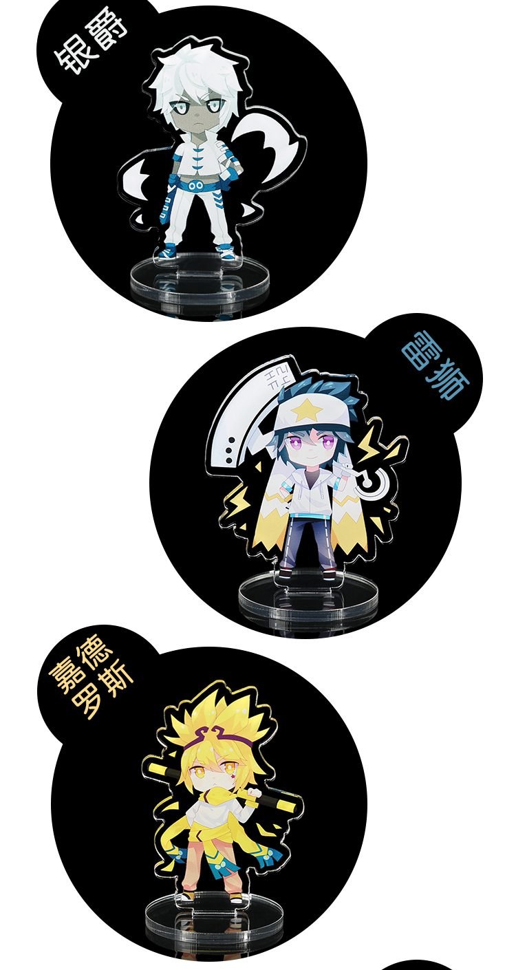 凹凸世界手办宿舍摆件鬼狐少女紫堂幻定制公司桌上图案 丹尼尔