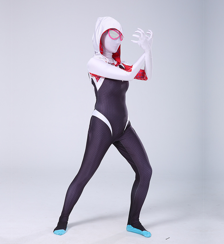 品牌: 牧兽 商品名称:格温女蜘蛛侠连体衣平行服装蜘蛛侠cosplay女
