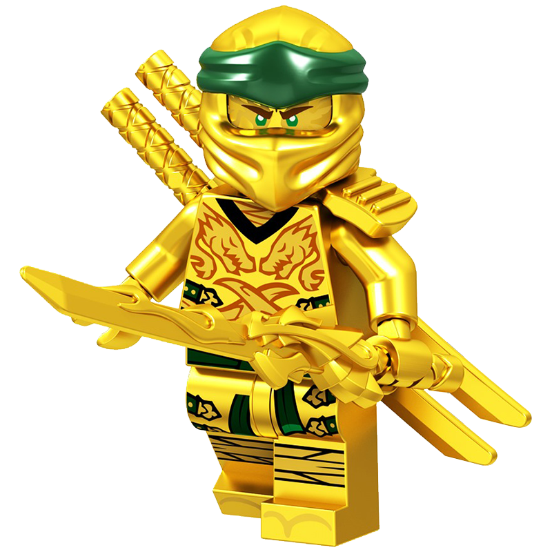 乐高lego2021新款幻影忍者黄金劳埃德人仔金龙大师拼装积木男玩具黄金