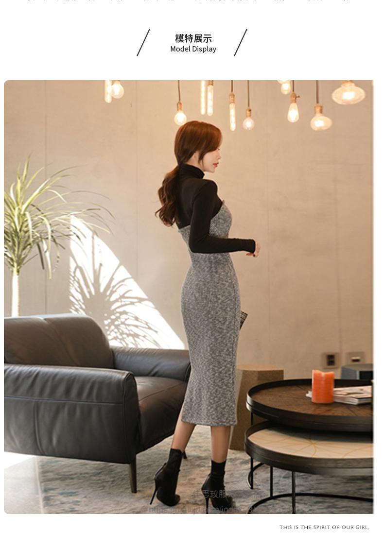 qasmay品牌 高端连衣裙女2020新款早春高冷气质女神范