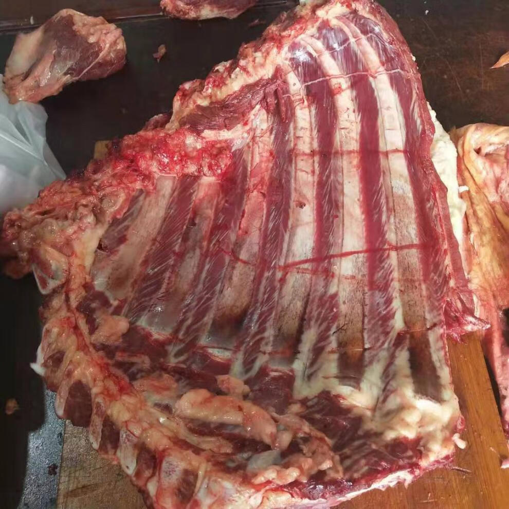 新鲜驴架子带肉驴骨带肉驴架带肉排骨大棒骨整套驴架驴骨头 (京东生鲜