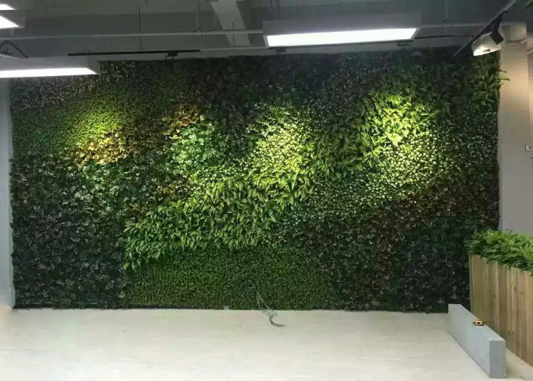 仿真植物墙绿植墙室内背景墙塑料草皮假草坪装饰花草壁挂绿色墙面墙植