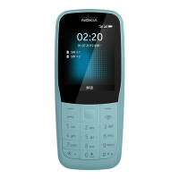 诺基亚 NOKIA 220 4G 移动联通电信三网4G 蓝色 直板按键 双卡双待 备用功能机 老人老年手机  学生备用机