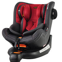 惠尔顿（Welldon）儿童安全座椅360度旋转0-4岁婴儿车载宝宝汽车用可坐可躺正反双向安装 茧之爱2 玫瑰红安全座椅