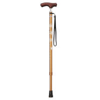 日本三贵miki伸缩拐杖铝合金老人拐杖MRT-014钛色助步器防滑手杖助行器可拆卸可调高低登山杖徒步杖拐杖