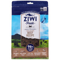 ZiwiPeak 滋益巅峰 猫粮 天然主粮 无谷鲜肉风干全期猫粮通用猫粮 新西兰进口 猫咪主食 牛肉口味1kg猫干粮