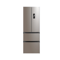 美的(Midea)冰箱319升法式对开门智能家电变频风冷无霜多门冰箱 BCD-319WTPZM(E) 爵士棕冰箱
