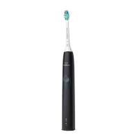 飞利浦(PHILIPS) 电动牙刷 净齿呵护型 成人声波震动牙刷 2种强度 力度感应 电刷小王 黑色 HX6800/06电动牙刷