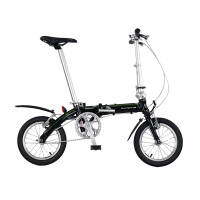 大行（DAHON）折叠自行车14英寸超轻铝合金便携小轮男女式学生单车BYA412 黑色折叠车