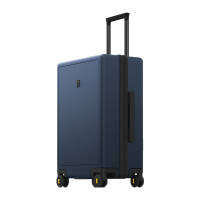 地平线8号（LEVEL8）行李箱男拉杆箱女托运箱24英寸PC箱大容量静音万向轮旅行箱 蓝色拉杆箱