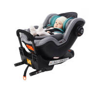 惠尔顿（Welldon）儿童安全座椅360度旋转0-4岁婴儿车载宝宝汽车用可坐可躺正反双向安装 茧之爱2 抹茶绿安全座椅