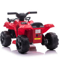 贝瑞佳 BeRica 儿童电动车四轮摩托车可坐人男女小孩玩具车宝宝幼儿童车红色电动车