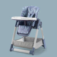 babycare头等舱餐椅 儿童餐椅家用婴儿宝宝椅多功能可折叠大空间舒适轻奢餐椅 贝多紫婴幼儿餐椅