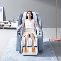 松下（Panasonic）零重力太空舱按摩椅 3D按摩  AI语音控制 蓝牙音箱全自动智能按摩椅 EP-MAC9-A492 雾灰蓝 按摩椅
