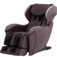 松下（Panasonic）按摩椅家用全自动电动多功能智能小型皮革滑躺设计精选推荐EP-MA04-T492 深茶色按摩椅