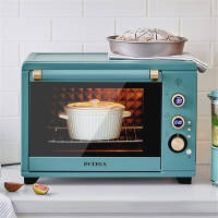 柏翠(petrus)电烤箱家用38L容量搪瓷内胆独立控温热风循环PE3040GL电烤箱