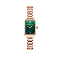 Lola Rose新款钢带小绿表手表女英国时尚防水石英女士手表礼物欧美表