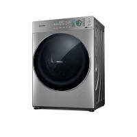 松下(Panasonic)滚筒洗衣机全自动 10kg至薄洗烘一体机 纳诺怡除味护衣 光动银常温除菌XQG100-SD139洗衣机