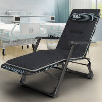 南极人躺椅午休折叠床办公室午休椅单人床午睡椅医院陪护床配4D透气松软棉垫折叠床