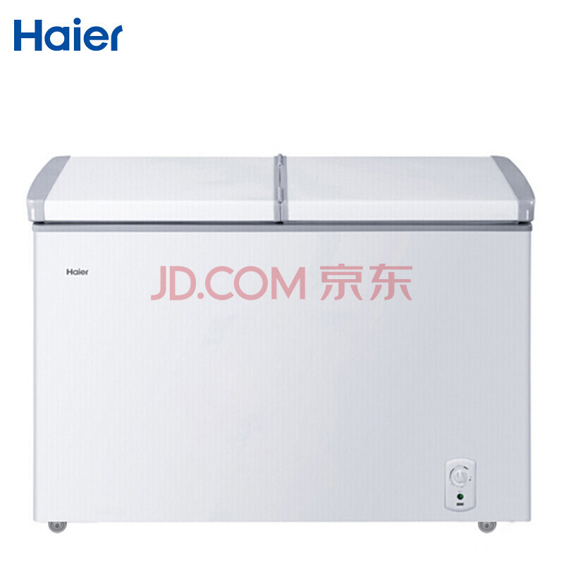 海尔haier 冷柜252升家用商用冰柜冷藏冷冻双温双箱双门冷柜大冷冻力