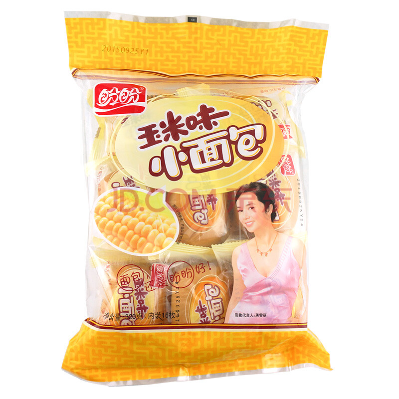 【京东超市】盼盼 小面包 玉米味小面包 320g(内装16枚)