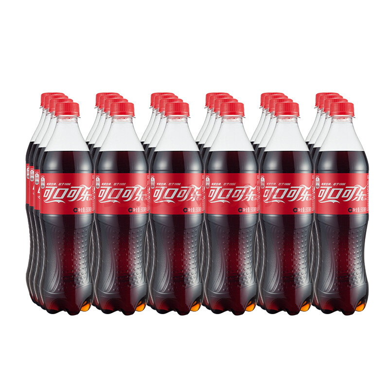 可口可乐500ml*24瓶 塑包装(新老包装随机发货)