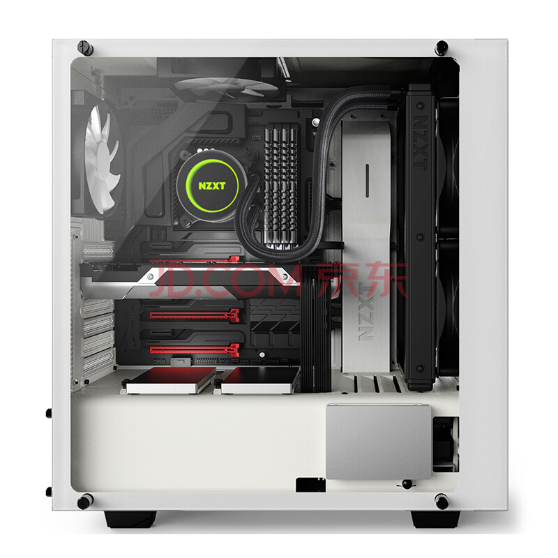 恩杰nzxt kraken海妖x62 280mm一体式水冷散热器(可调色rgb水冷头